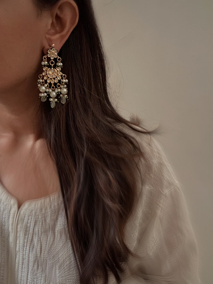 Jhankar jhumki earrings