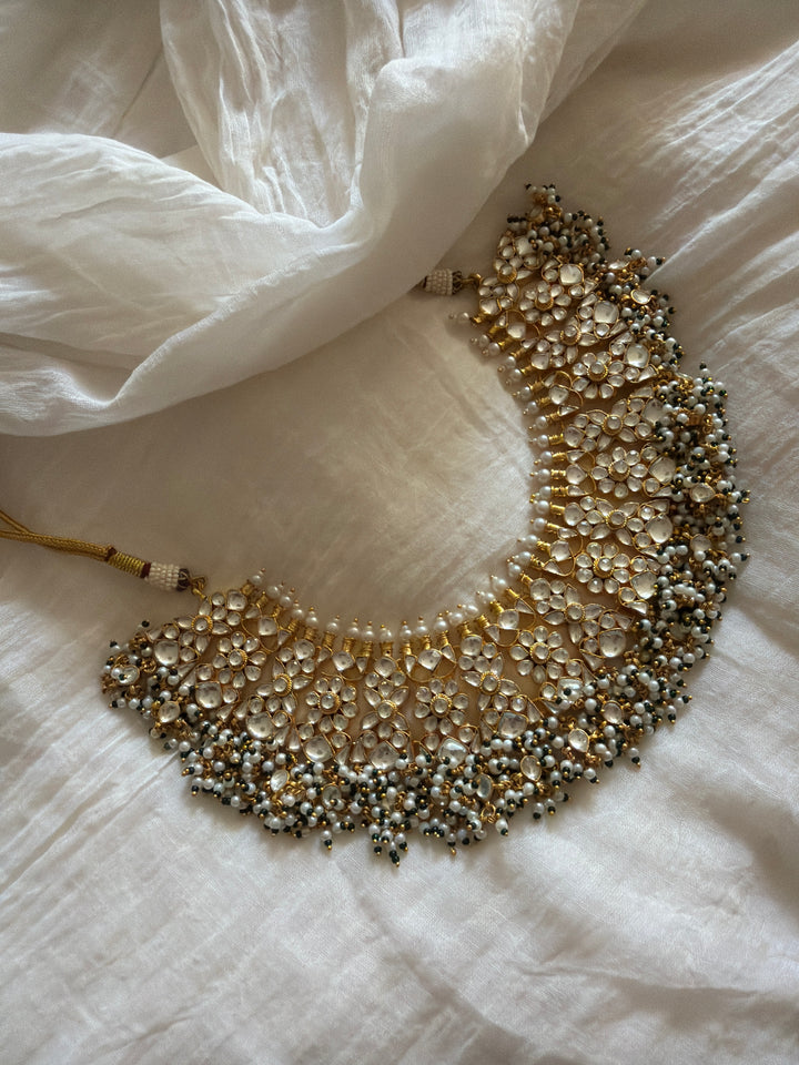 Iris whisperer bridal complete necklace eset