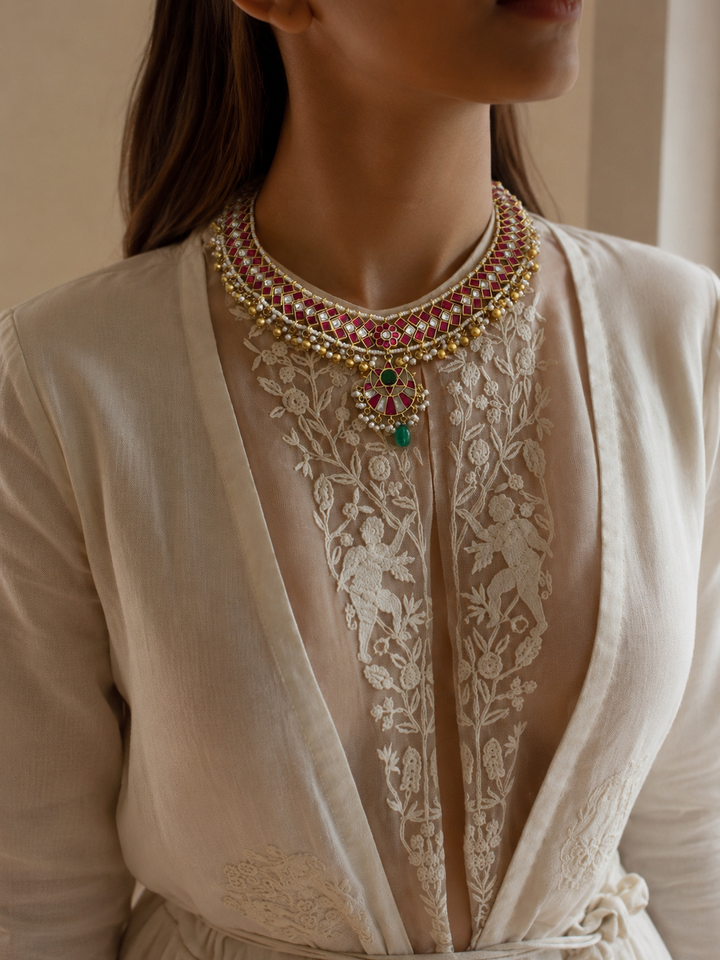 Jharna necklace set