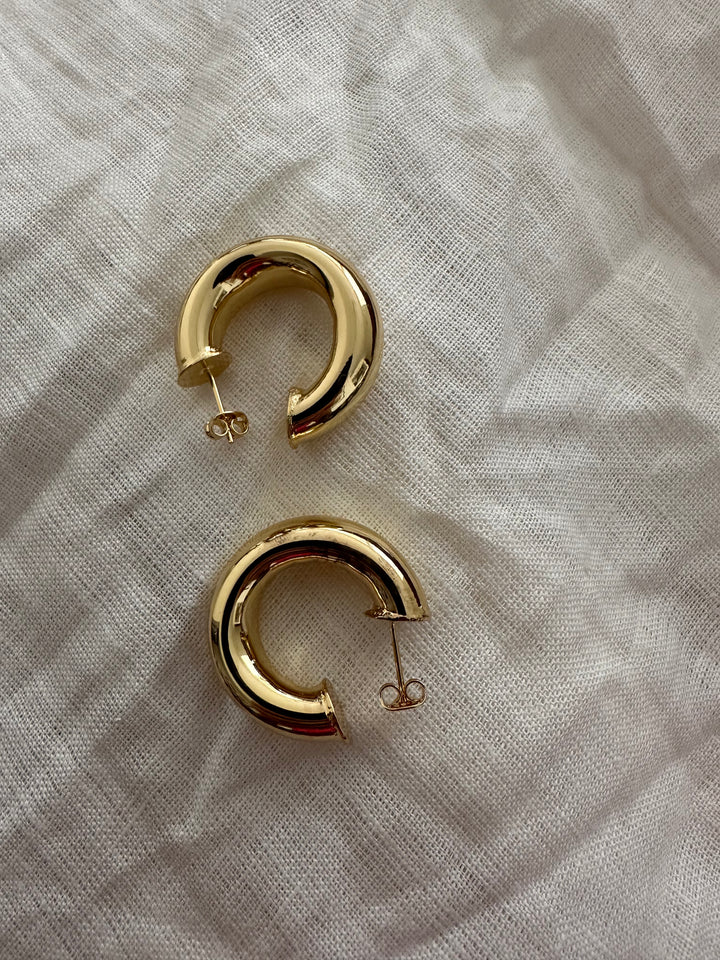 Everyday Chunky Hoop Earrings