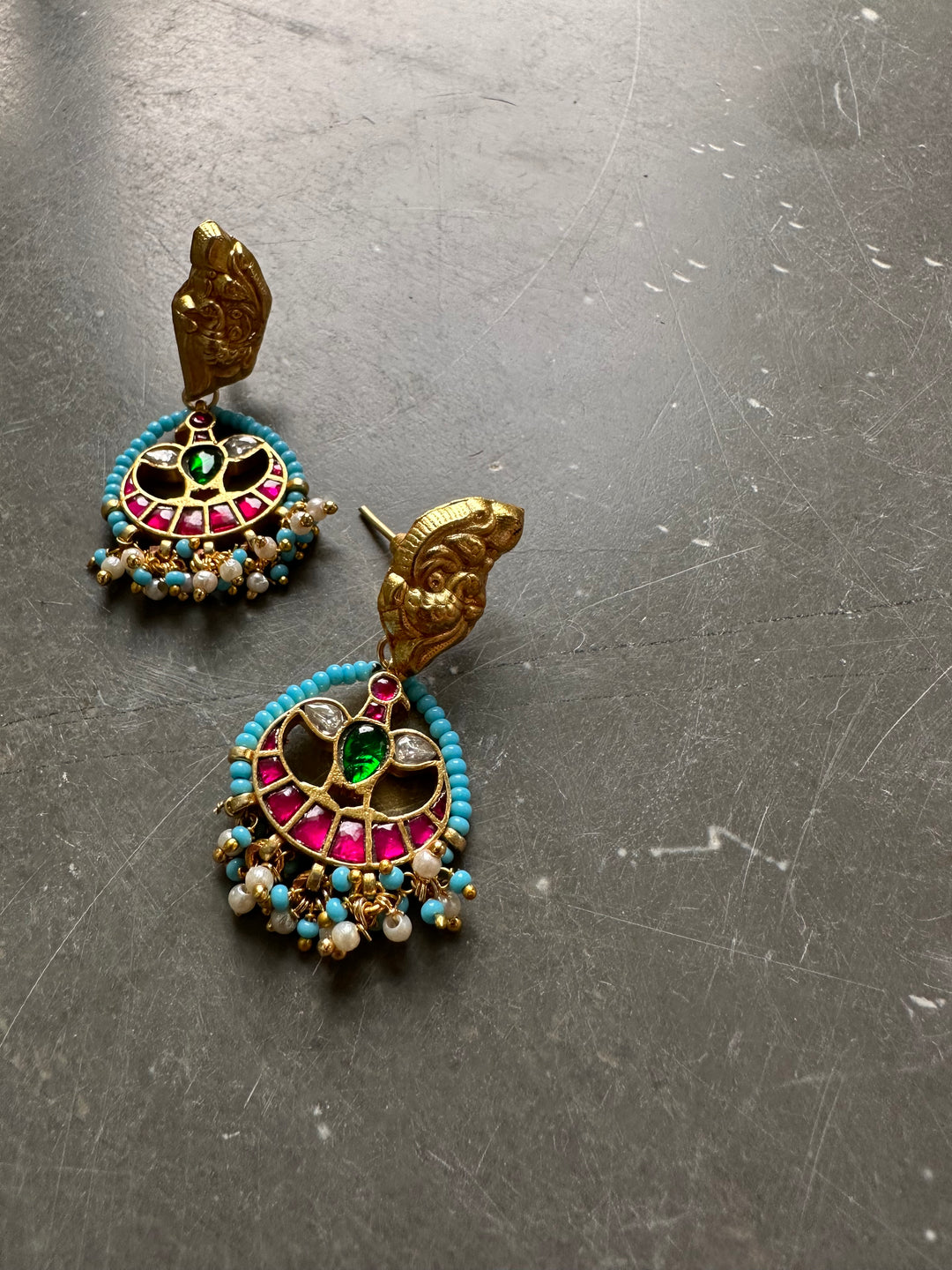 Tanjore E Khas Earrings