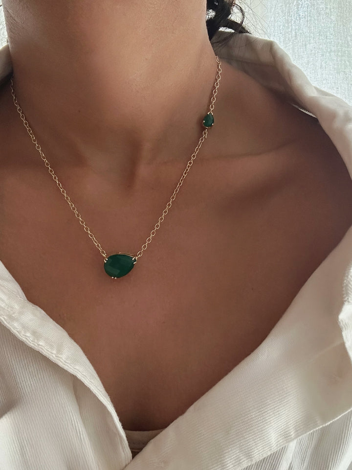 Kate chalcedony necklace