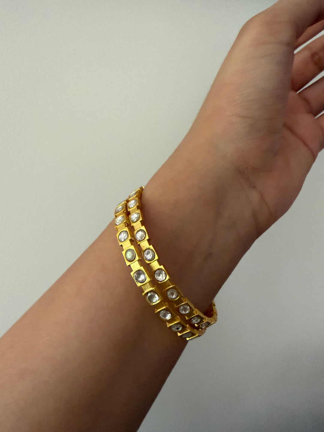 Sundrop pair of bangle bracelet