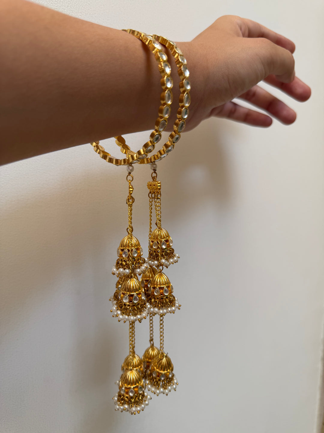 Kalira hanging bangle bracelet