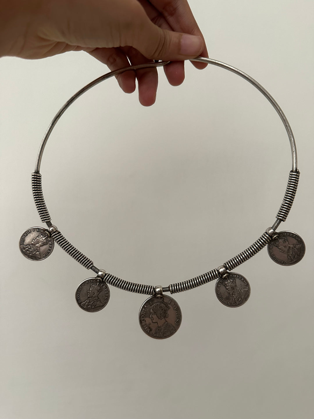 Manan tribe coin hasli necklace