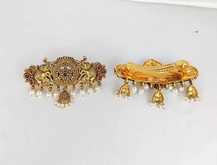 Temple hair clip