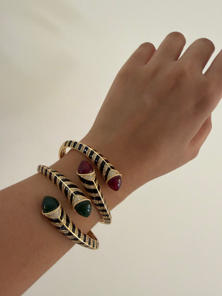 Riviera striped bracelet