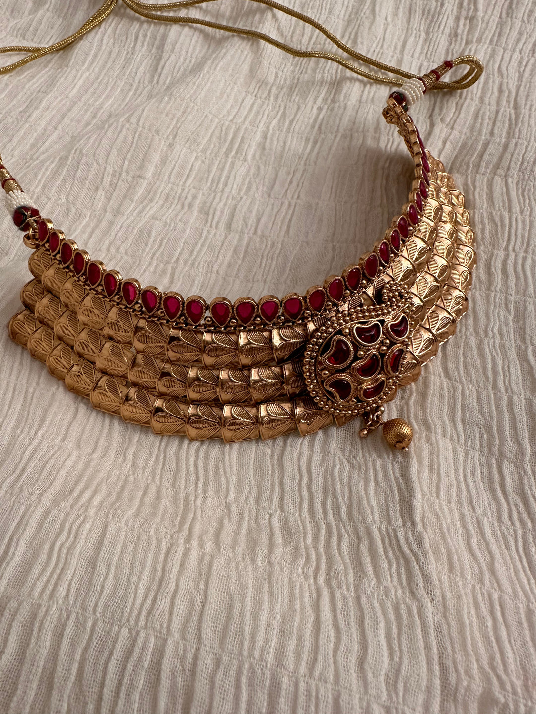 Koka Red Necklace Set