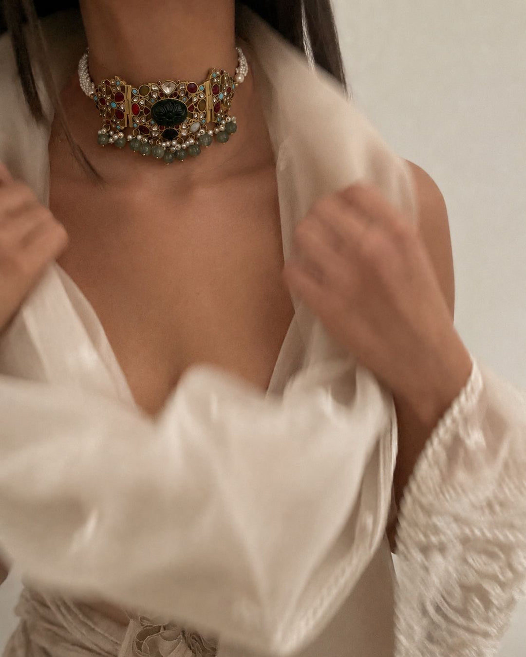 Zimbaya Choker Necklace Set
