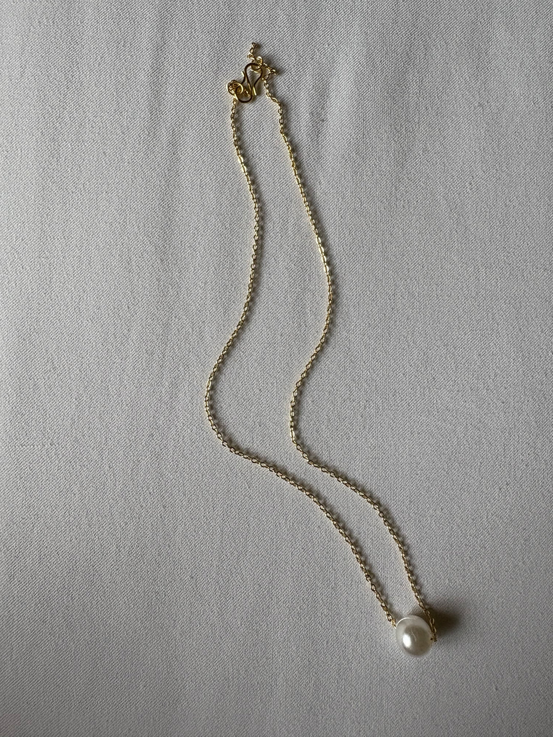 Pearl ball pendant classic necklace