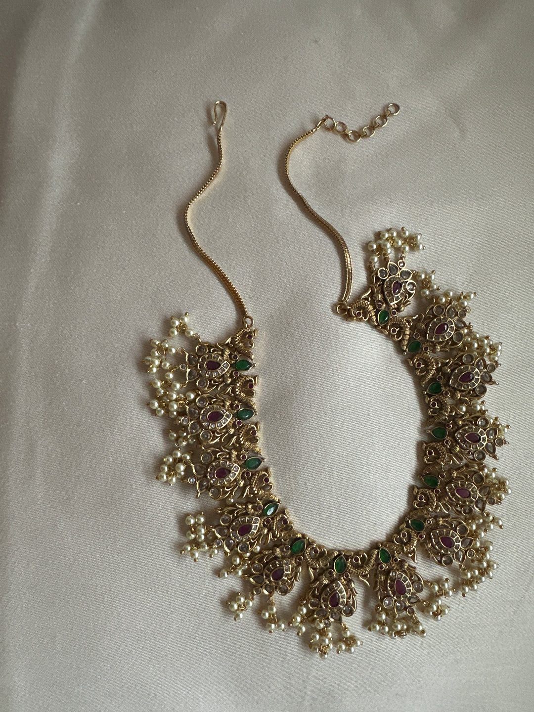 Madhya temple necklace set