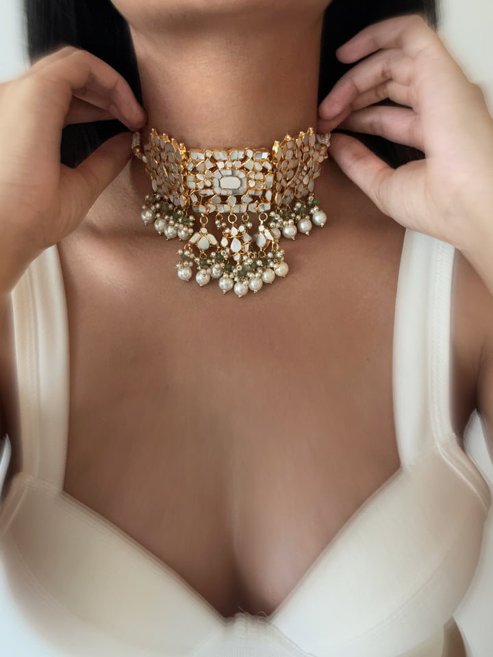 Bano mop choker necklace set