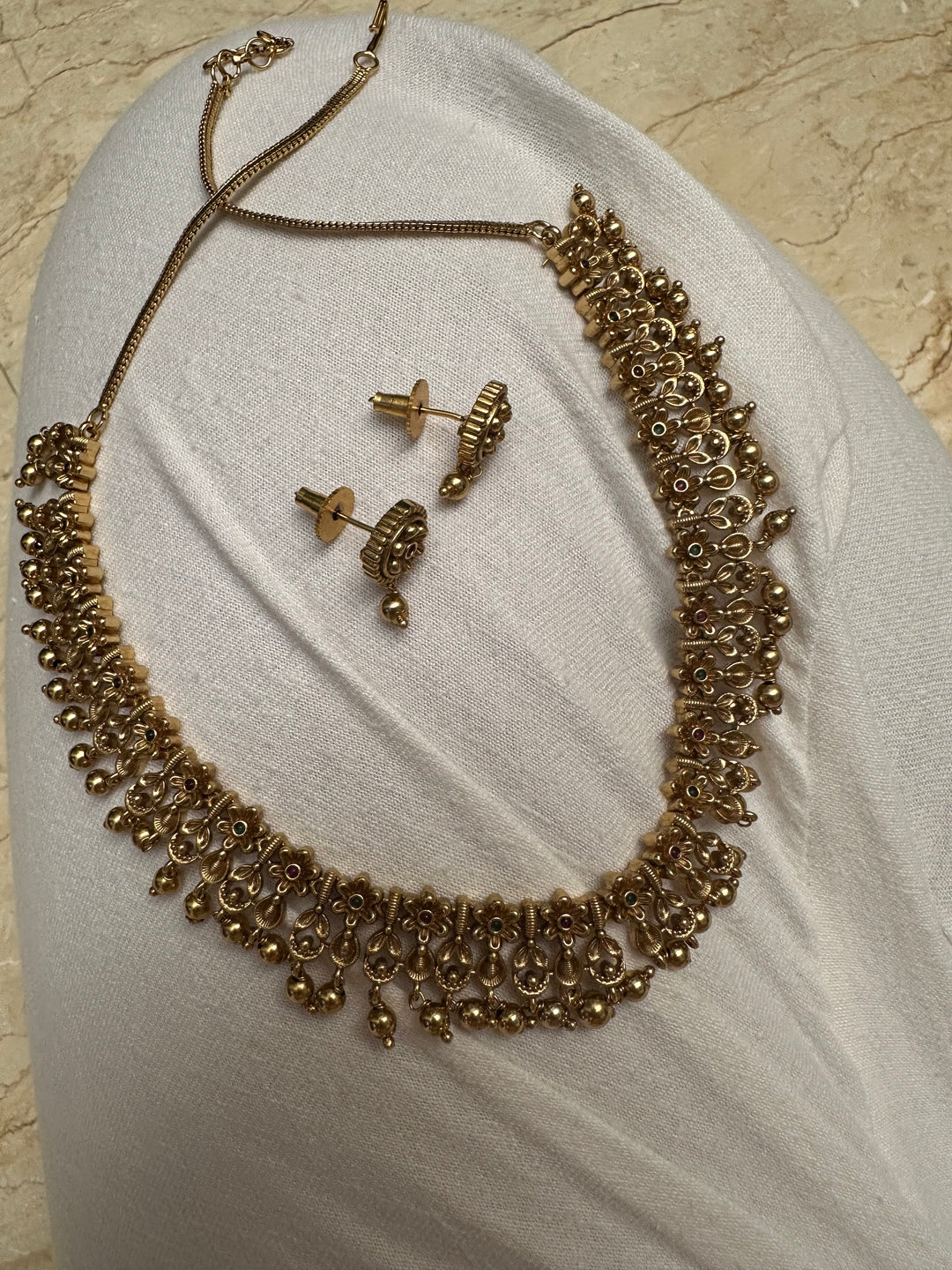 Rudrakshi devi necklace set