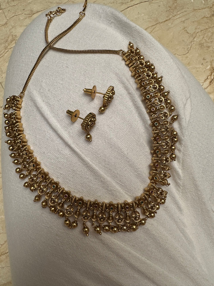 Rudrakshi devi necklace set