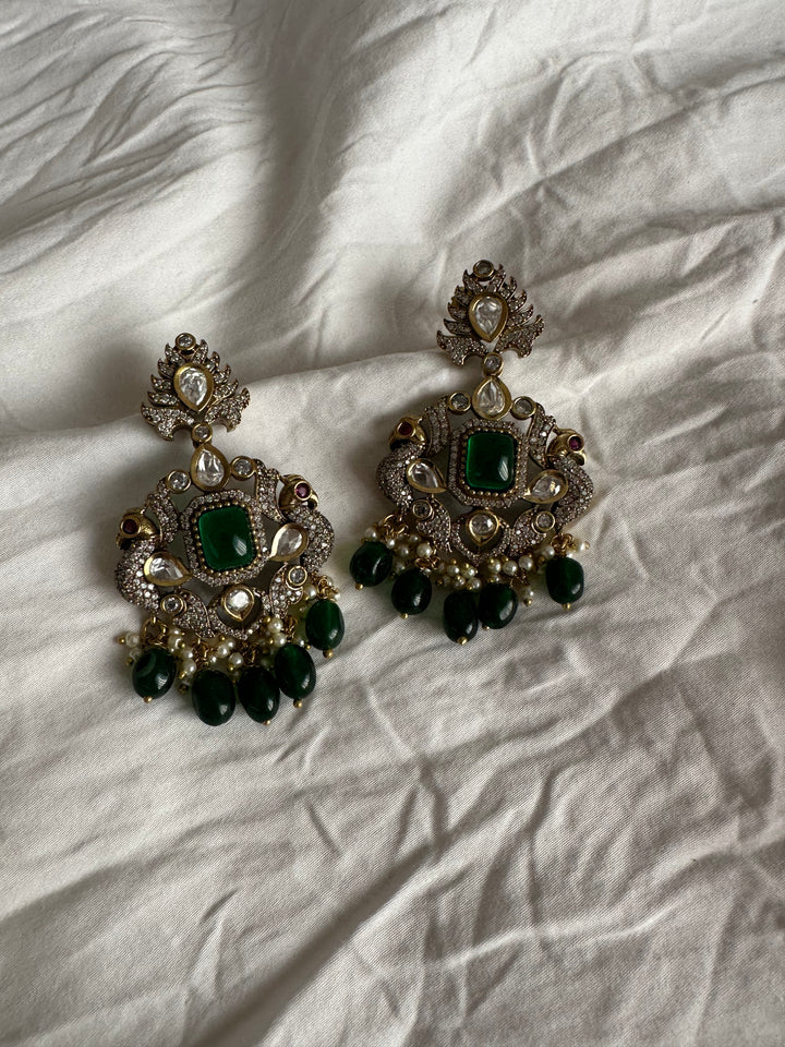 Truce Green Earrings