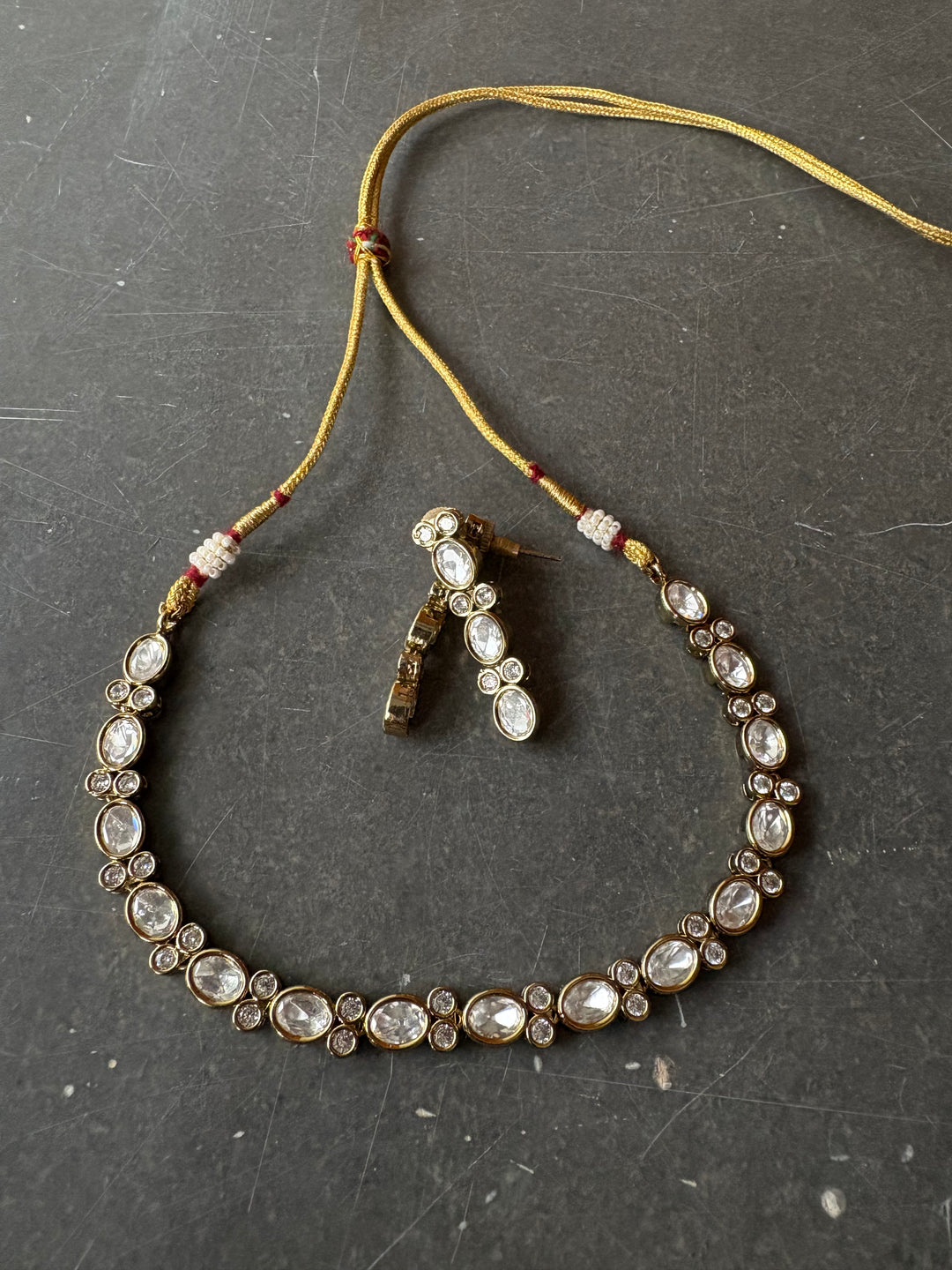 Drop Kundan Necklace Set 2