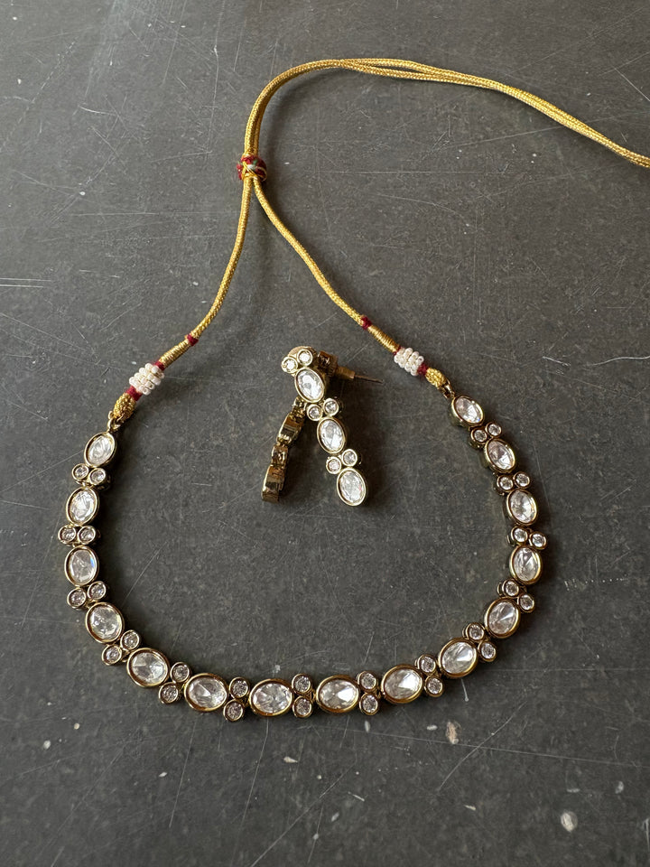 Drop Kundan Necklace Set 2