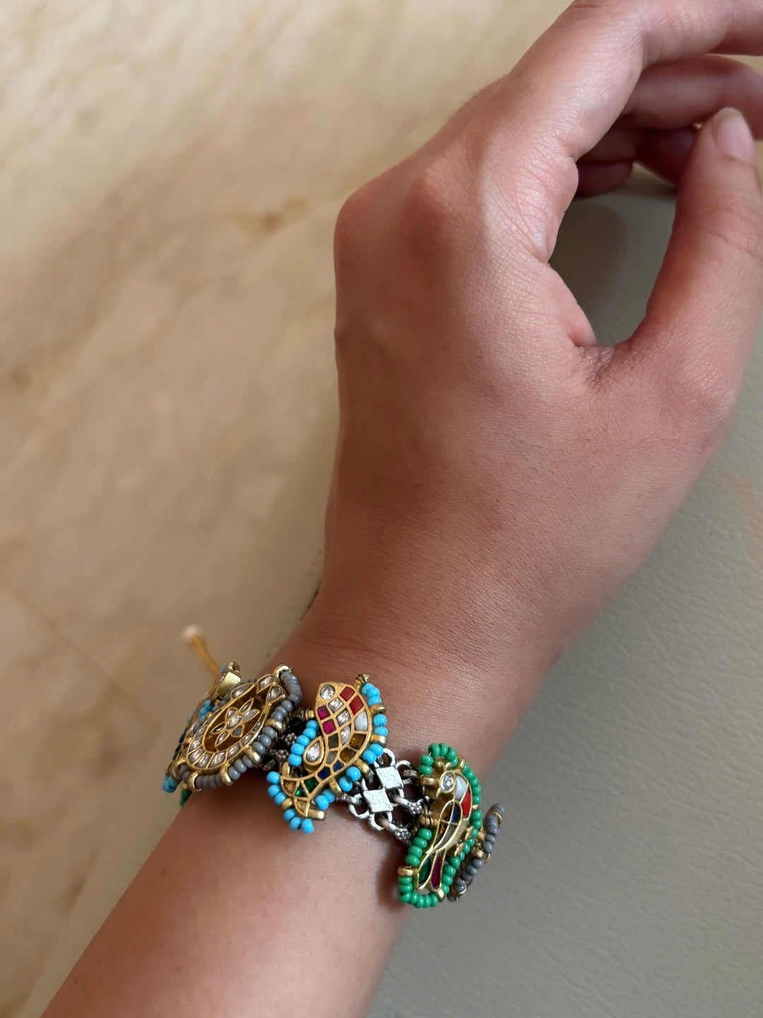 Birdie Tanjore bracelet