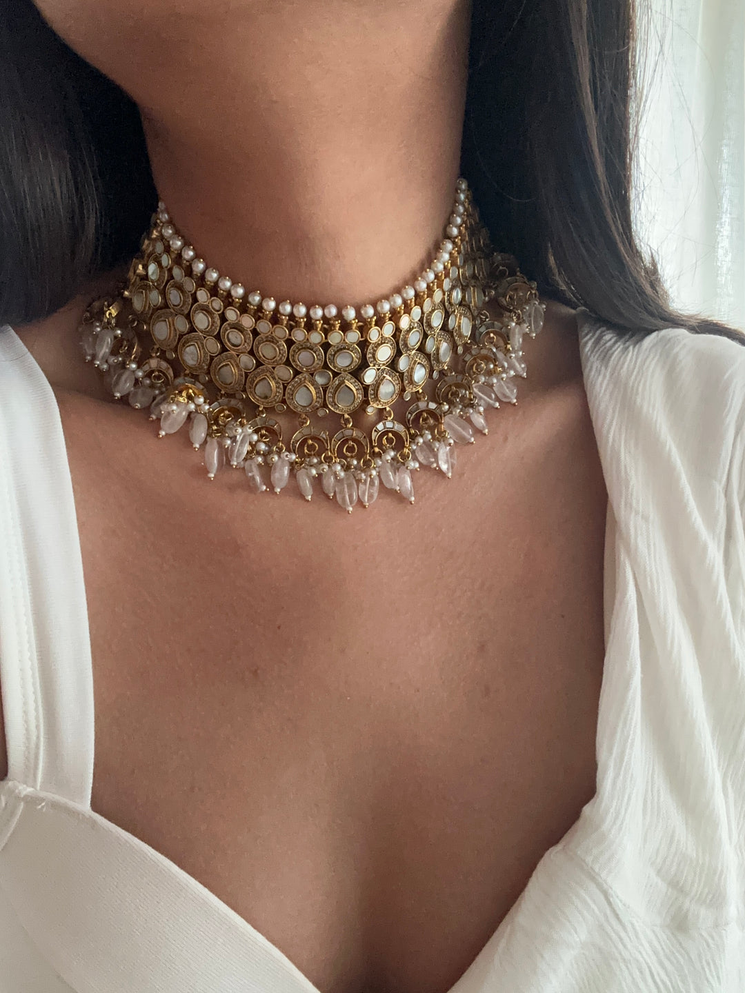 Cyprus mop 4 necklace MTO