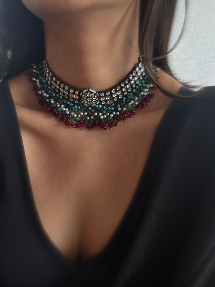 Rahman coal necklace set