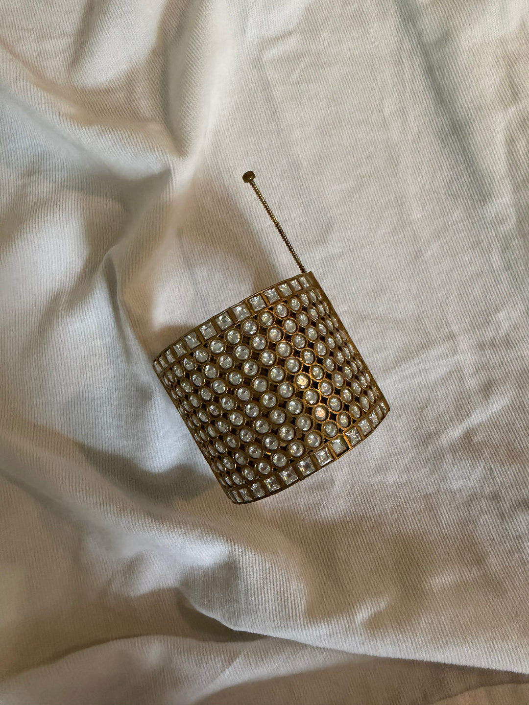 Jadau chunky cuff bracelet