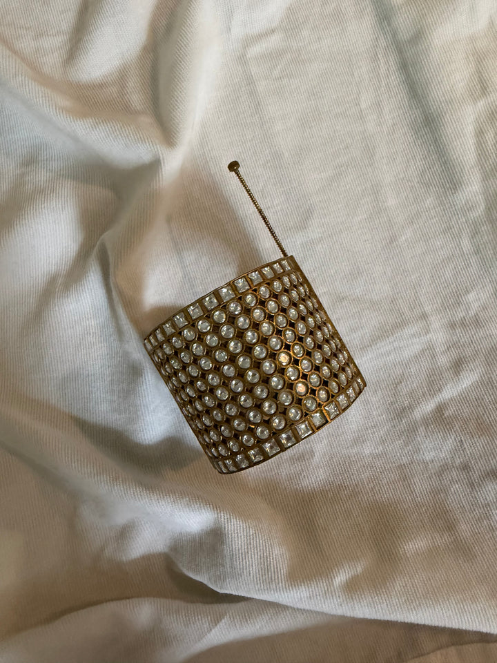 Jadau chunky cuff bracelet