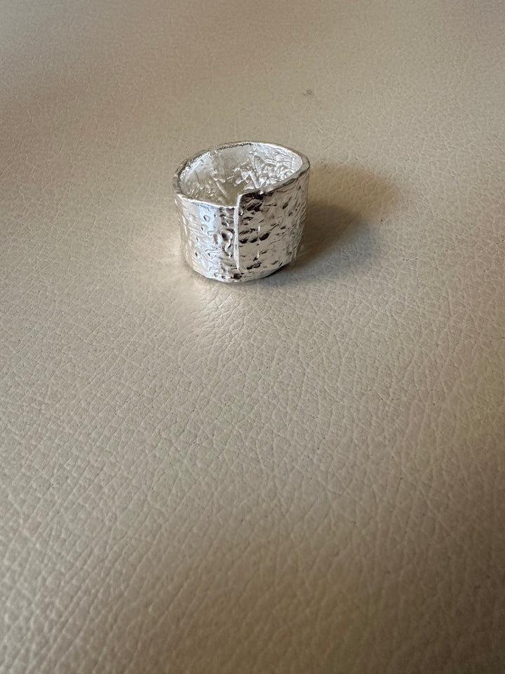 Silver Crust Ring