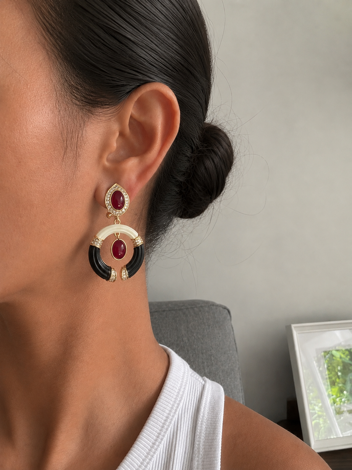 Riviera art earrings