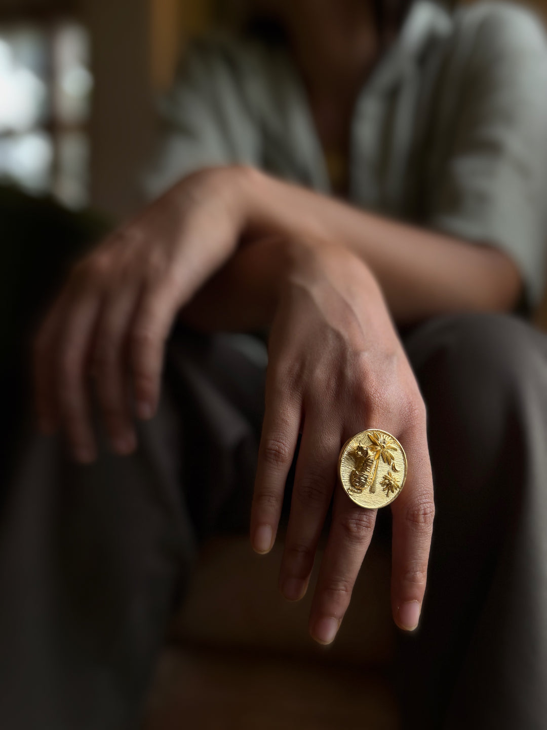 Moonlit majesty ring