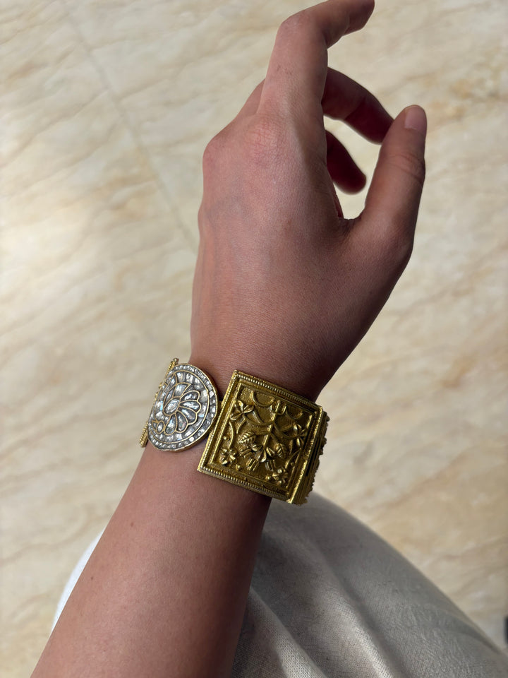 Sahan oval cuff bracelet