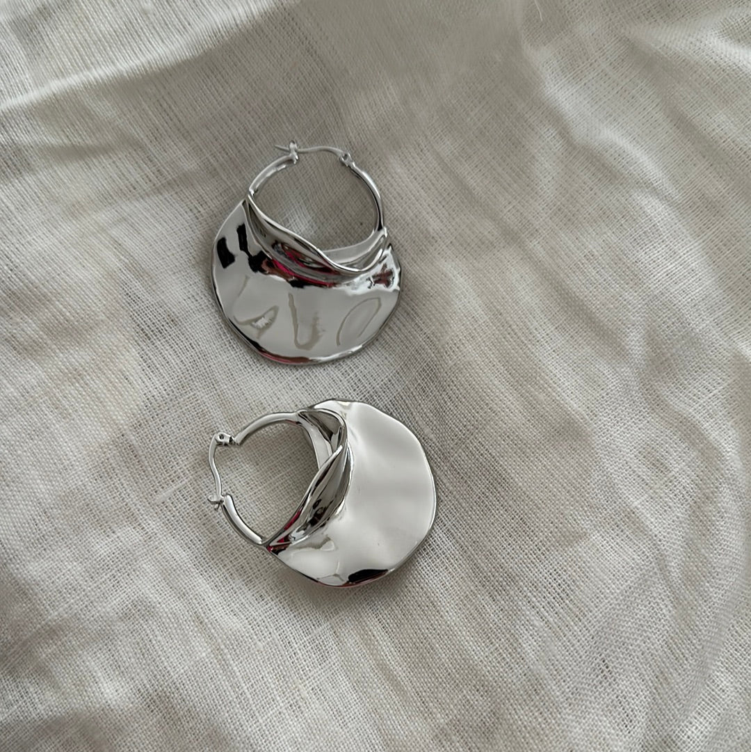 Molted Hoop Earrings