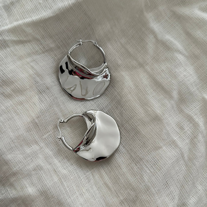 Molted Hoop Earrings