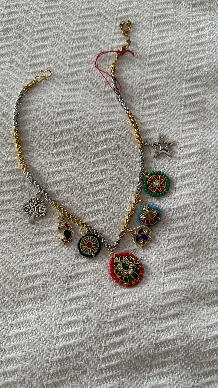 Tanjore Charm Necklace