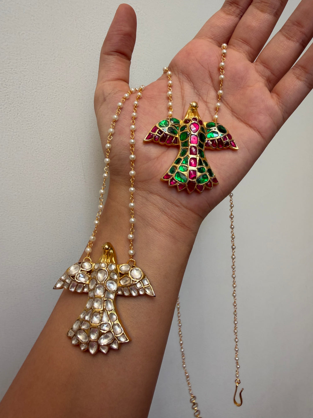 Charbagh eagle necklace