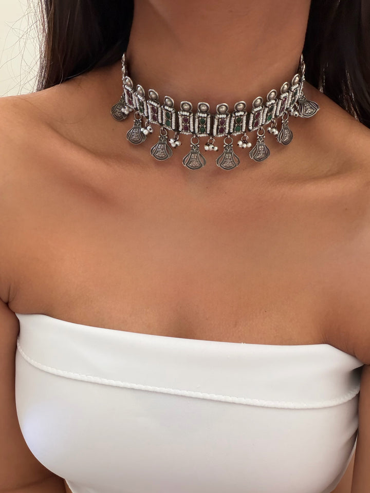 Bhim choker necklace