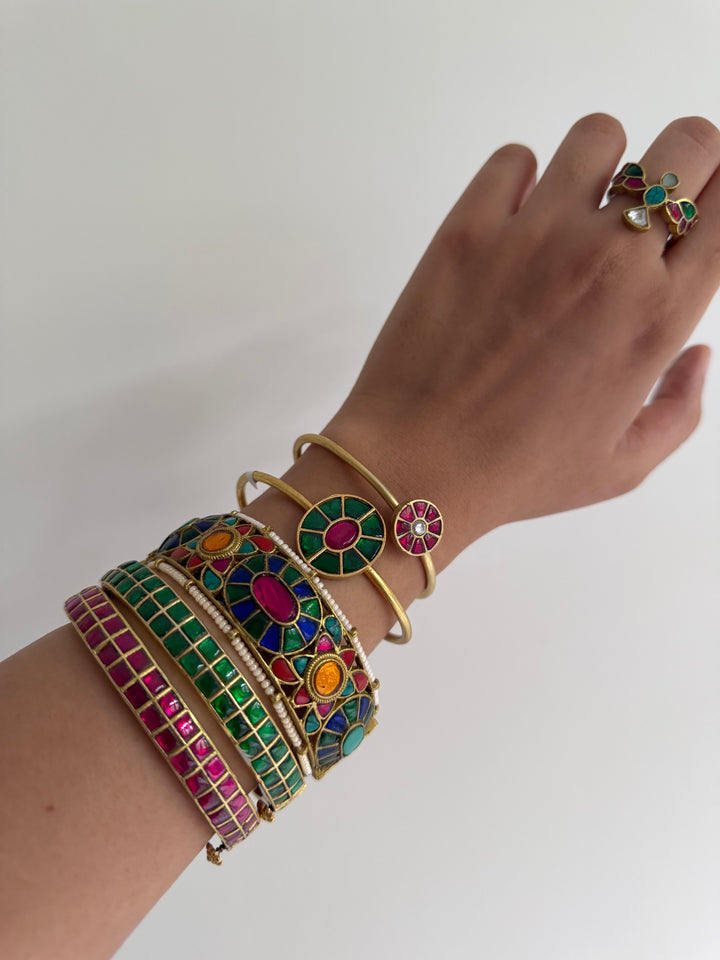 Gayatri stack of bangle bracelet
