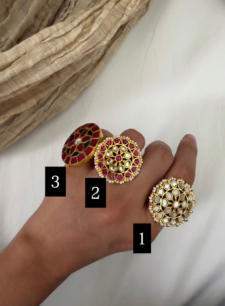 Statement jadau ring