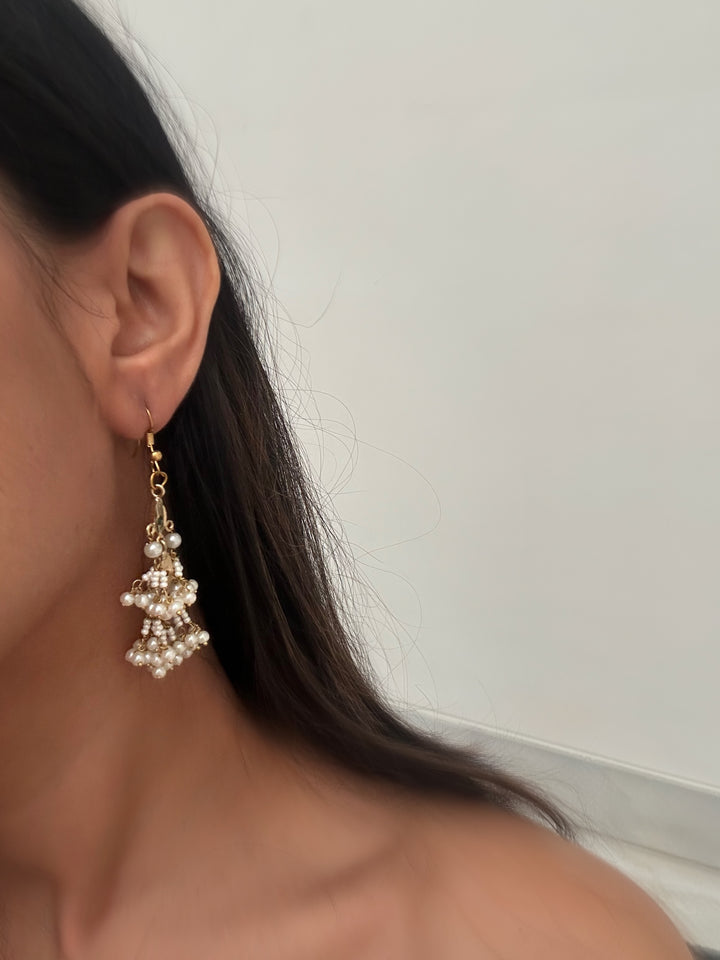 Moti Jhumar Earrings