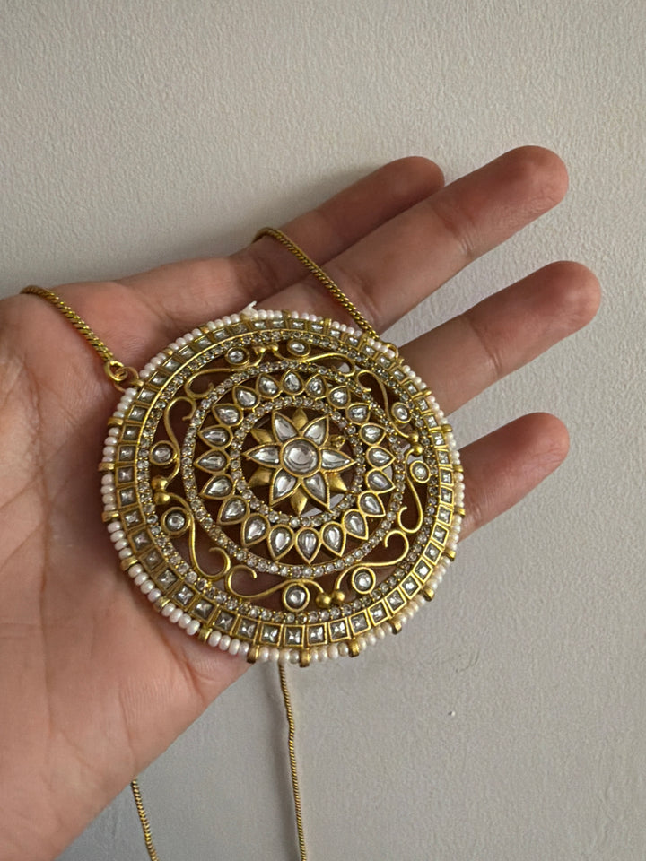Jadau chakra necklace