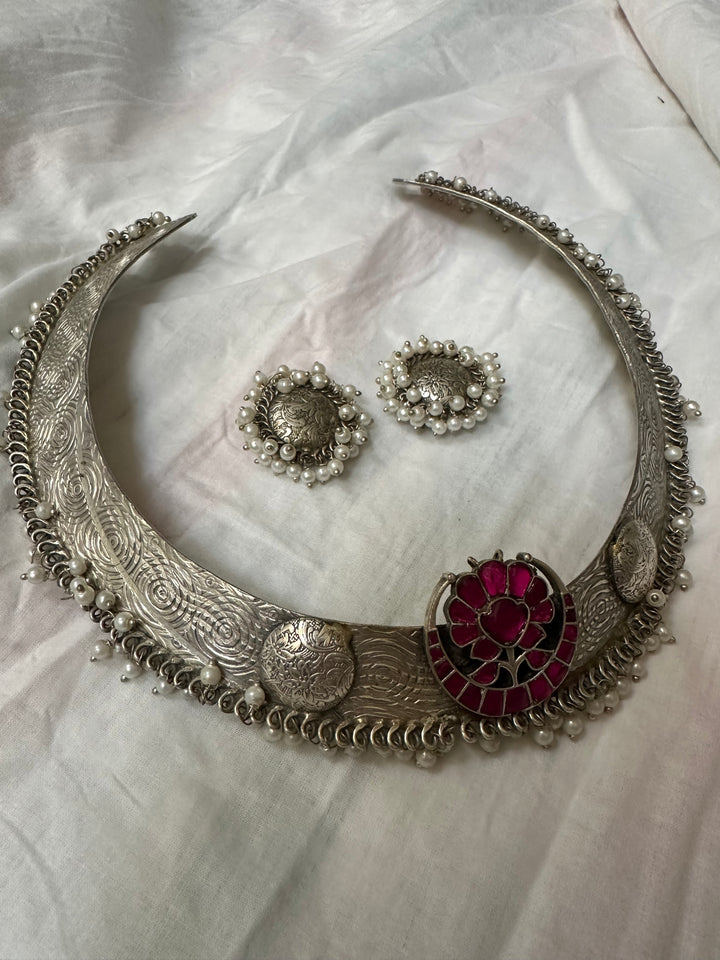 Lotus tribe Hasli necklace set