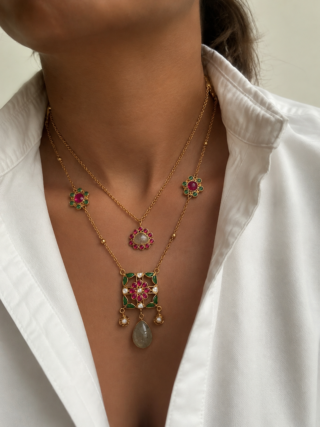 Suhana layered necklace