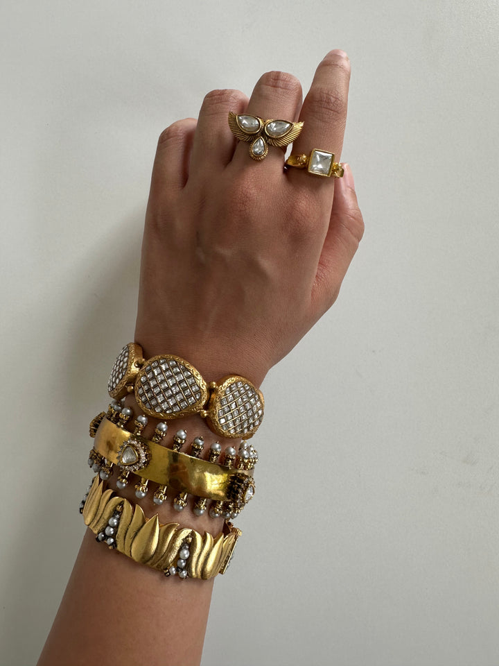 Mughal mesh bangle bracelet