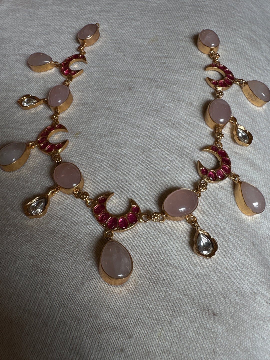 Chand prehnite necklace