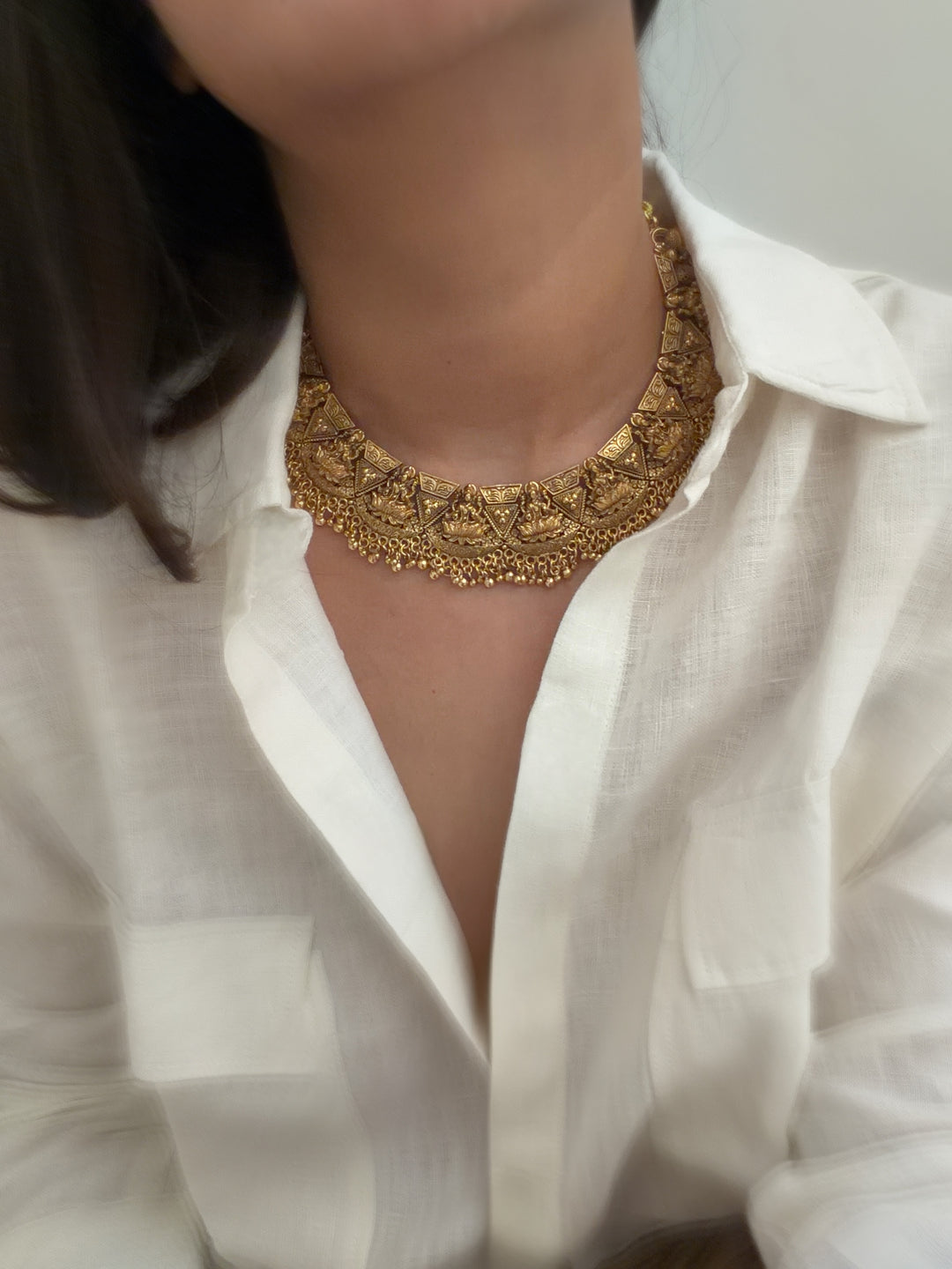 Devi drip goddess necklace