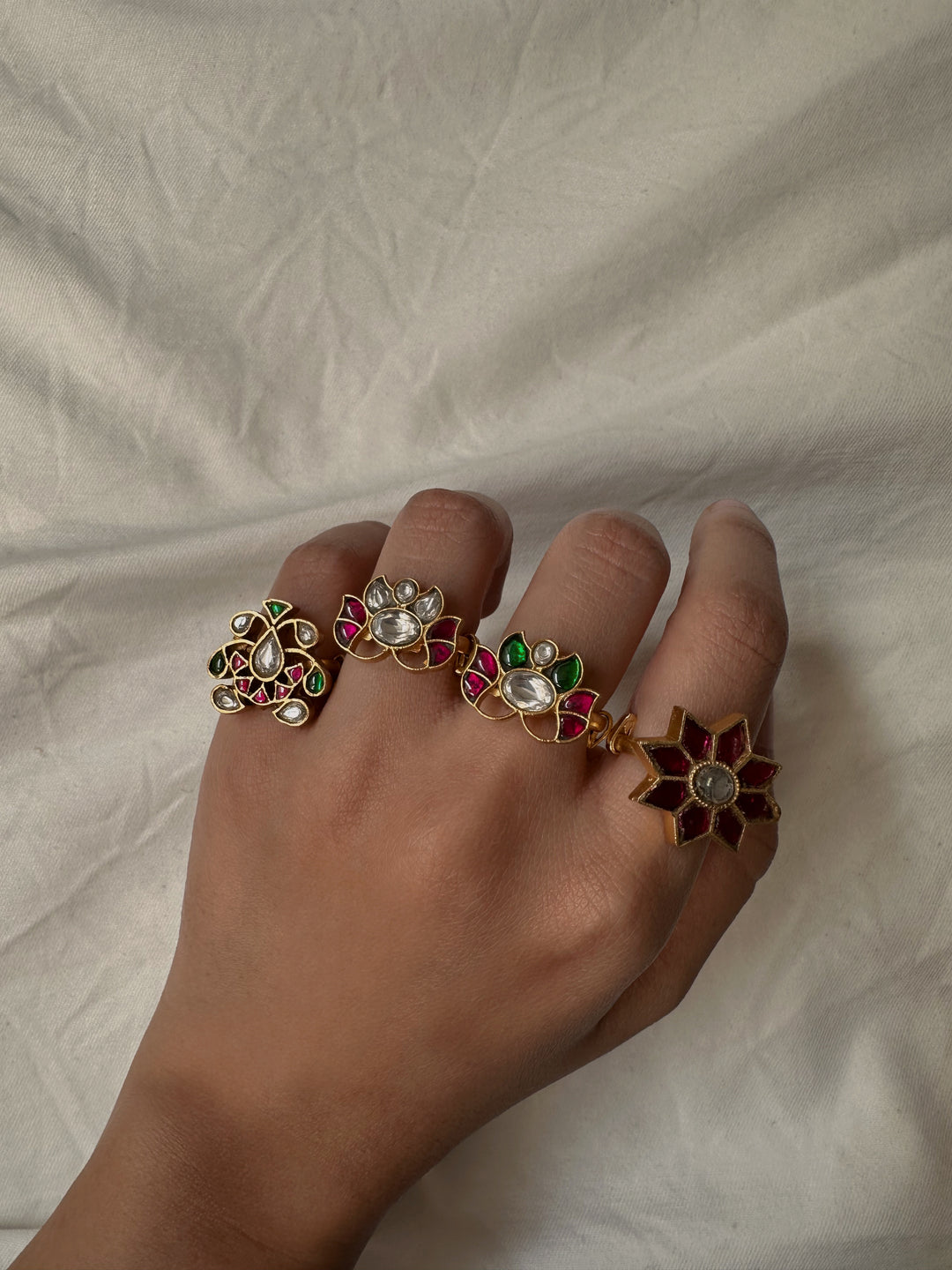 Noor jadau ring