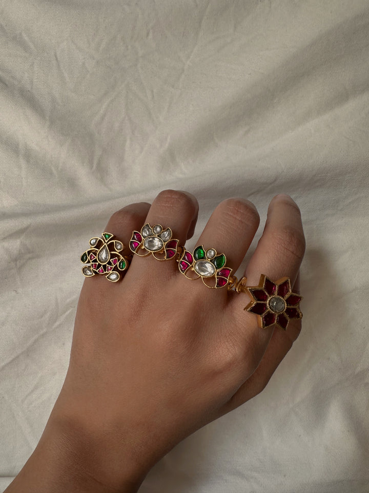 Noor jadau ring