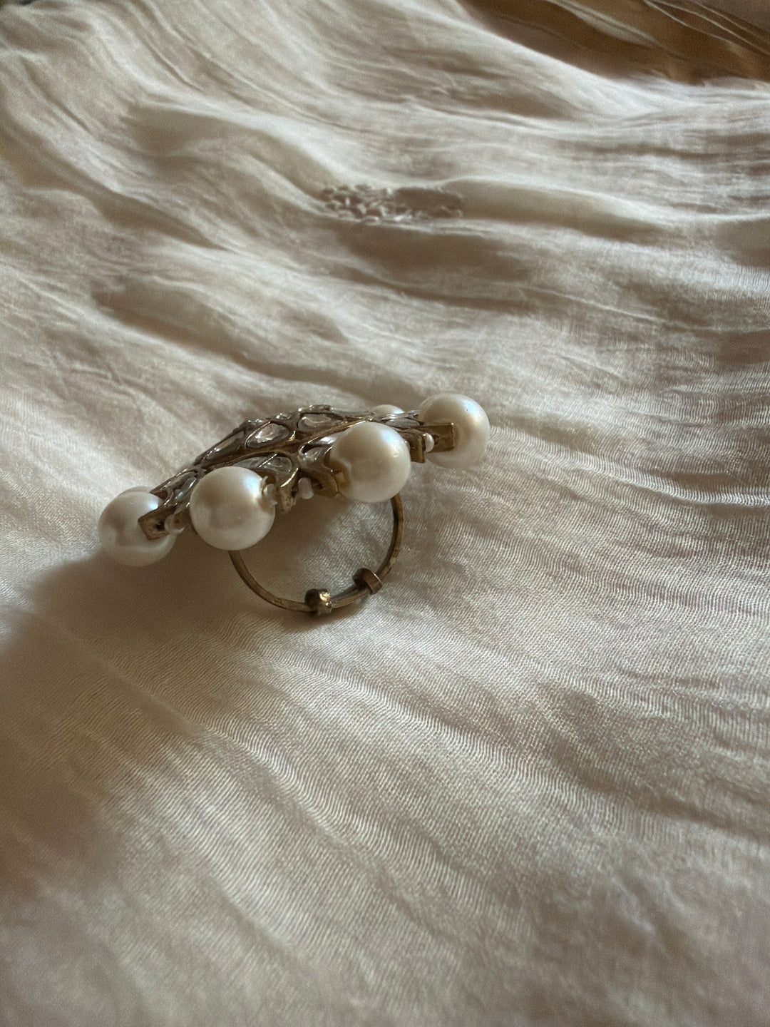 Moon bliss statement ring