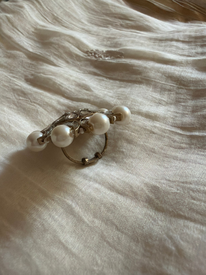 Moon bliss statement ring