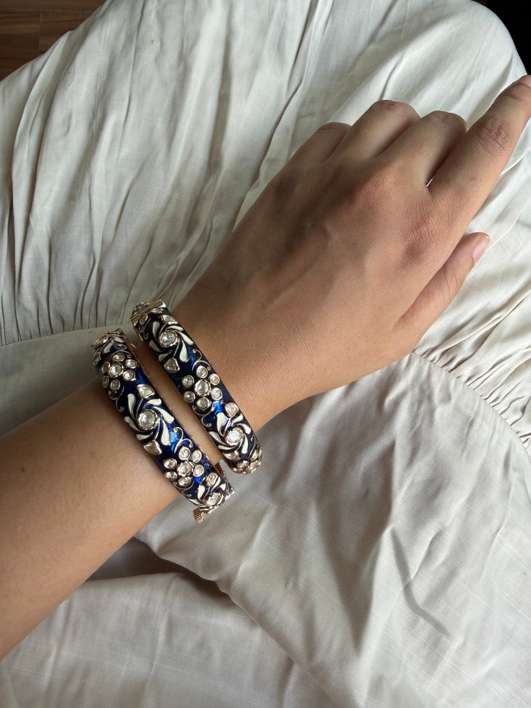 Seena blue bangle bracelet