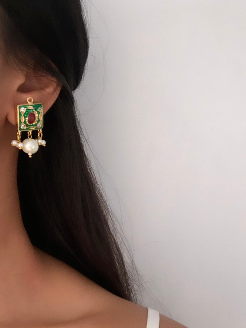 Jaipur Meena Earrings